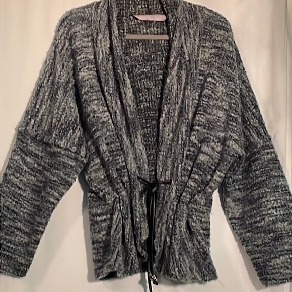 Avenue collection EUC sweater/cardigan.Size 26/28W soft boucle multi-color - Picture 2 of 12